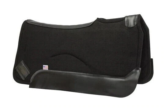 Impact Gel Contour Classic Saddle Pad-Black Wear Leather - Image 1 of 1