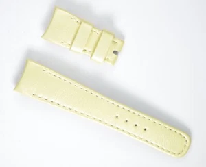Tudor Lederband Kalb Champagner creme metallic 20/16 Formanstoß - Picture 1 of 2