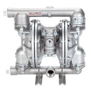 All-Flo A100 1 Zoll NPT Aluminium Luftmembranpumpe mit Hytrel Membranen & Kugeln - Bild 1 von 2