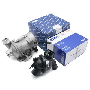 2X OEM Engine Electric Water Pump Thermostat For BMW F18 F11 F10 F01 F02 F25 X3 - Picture 1 of 10