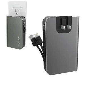MyCharge Hub Turbo 10050mAh Portable Charger Grey - Picture 1 of 1