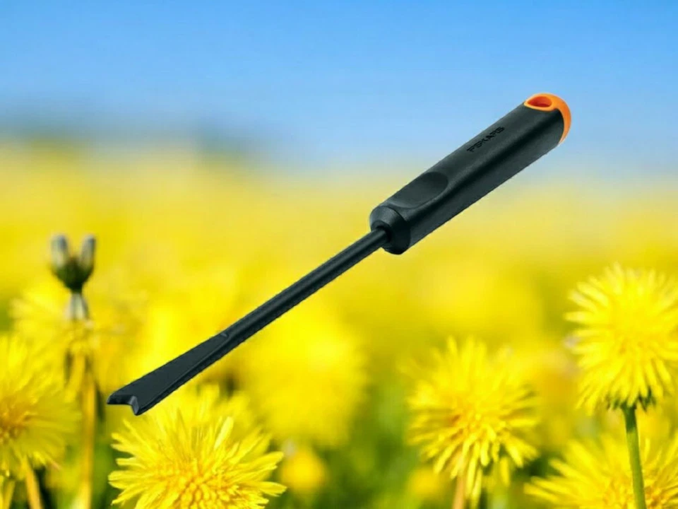 Desmalezadora de acero Fiskars diente de león MFG 200s 12 pulgadas de largo Foto 1 de 1