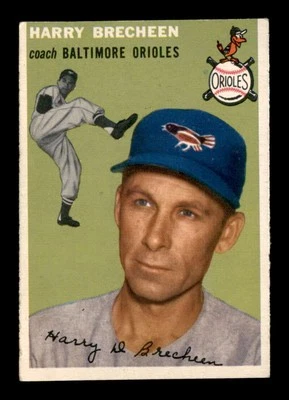 1954 Topps #203 Harry Brecheen CO VGEX X3465889 - Image 1 of 3