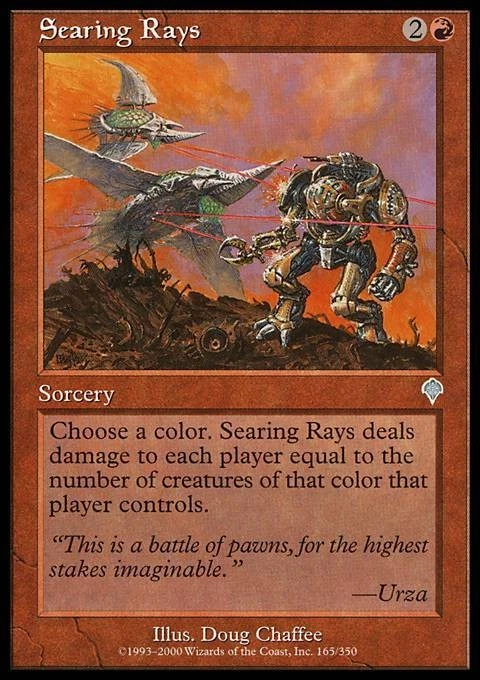 Searing Rays - Invasion #165/350 MTG Magic The Gathering - Image 1 of 1