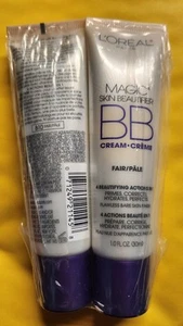 2 PACK LOREAL MAGIC SKIN BEAUTIFIER BB CREAM, FAIR, SEALED, FAST FREE SHIPPING - Picture 1 of 1