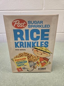 Sugar Sparkled Rice Krinkles Cereal box, Turkish Taffy - Picture 1 of 6