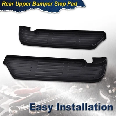 Almohadilla de paso para parachoques trasero izquierda+derecha 2 piezas apta para Ford serie F Super Duty 1999-2007 Foto 1 de 4