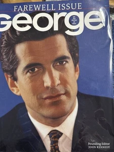 GEORGE MAGAZINE FAREWELL ISSUE, MAY 2001 JFK JR. VOL. VI NO 1, Dust Protection - Picture 1 of 2