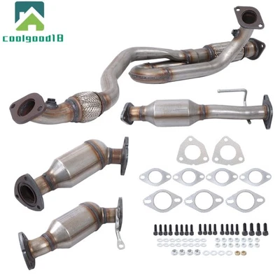 Convertidores catalíticos de tubo flexible de escape los tres 2009-2017 para GMC Acadia 3,6 L Foto 1 de 4