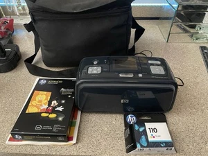 HP Photosmart A617 Compact Photo Printer With Carry Case, Ink, Photo Paper - Picture 1 of 6