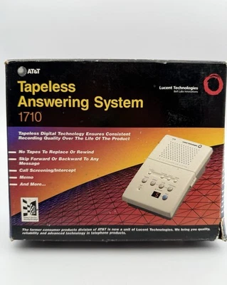 AT&T 1710 Vintage bandloses digitales Telefon Anrufbeantworter Nachrichtenautomat - Bild 1 von 4