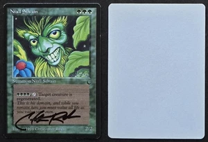 RARO FIRMATO MtG Magic Christopher Rush The Dark Artist Proof_ NIALL SILVAIN_ - Foto 1 di 1