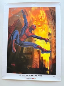 Spider-Man The Movie Poster 2002 With Green Goblin Rare Limited Edition of 1,964 - Foto 1 di 4