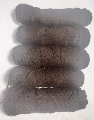 HILO ACRÍLICO SPORT WT SIN MARCA. Lote de 5. MARRÓN OSCURO. Combino barco. Foto 1 de 2