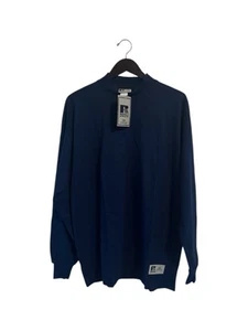 vintage russell athletic pro cotton mock neck shirt mens size large NOS NWT 90s - Picture 1 of 9
