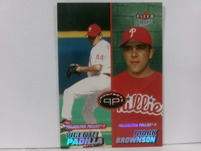 2001 Fleer Ultra Vicente Padilla Mark Brownson #250 - Image 1 of 2