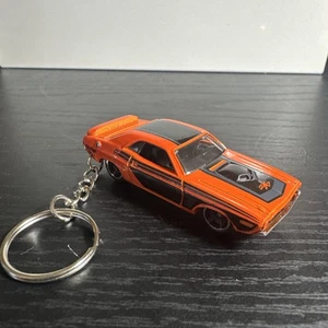 Llavero 71 Dodge Challenger RT Go Mango 1:64 Diecast Hot Wheels Matchbox Regalo - Imagen 1 de 3