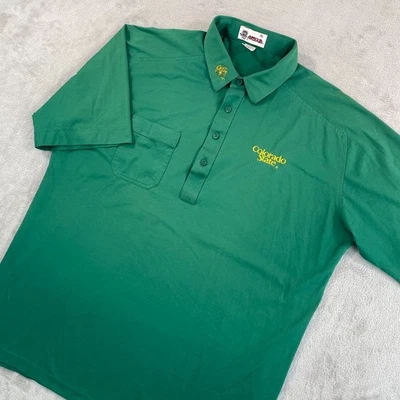 Camisa Polo De Colección Colorado State Rams X Antigua Hombres XL Verde Logo Fútbol Golf Foto 1 de 4