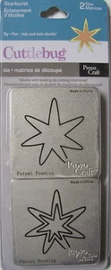 "Starburst" Set of 2 Cuttlebug Cutting Dies 2 x 2 Inches each NIP - Picture 1 of 3
