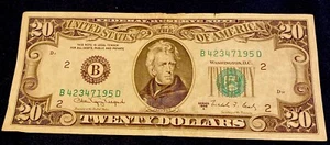 USA 1988A $20.00 FEDERAL RESERVE BANK OF NEW YORK NOTE CIRCULATED CRISP - Picture 1 of 2