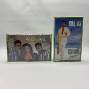Carlos David & Hermanos Moreno Cassette Lot Combo Records Salsa Rare New - Picture 1 of 4