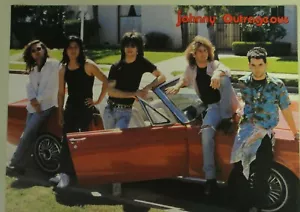 JOHNNY OUTRAGEOUS ~ Rarissima foto di questa band ~ Pagina rivista PINUP ANNI 80 - Foto 1 di 1