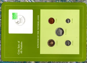 Coin Sets of All Nations Netherlands UNC 1986-1991 ERROR 1 Gulden 1989 Antilles - Picture 1 of 4
