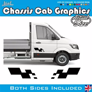 VW Crafter Stripes Recovery Lutn Chassis Cab Decals Stickers Graphics 051 - Picture 1 of 3