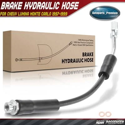Manguera hidráulica de freno trasero derecho pasajero para Chevy Lumina Monte Carlo 1997-1999 Foto 1 de 4