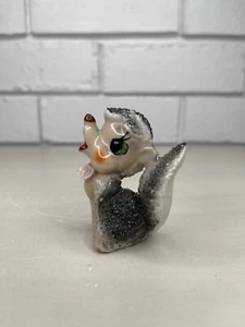 Vintage Sugar Textured Anthropomorphic Skunk Standing Mid Century Kitsch Japan - Imagen 1 de 9
