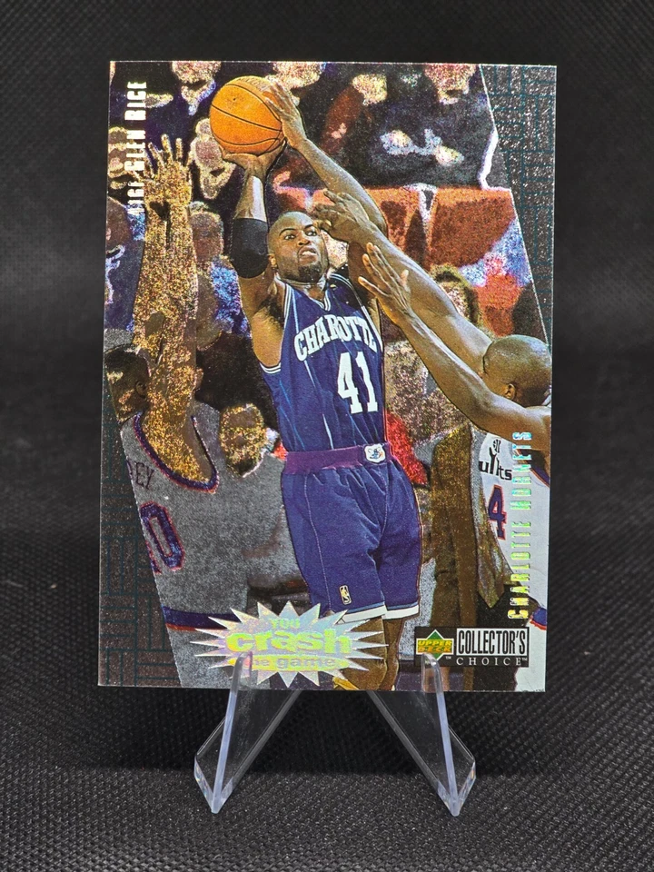 1997 Upper Decker Collectors Choice Crash The Game #R3 Glen Rice Hornets - Image 1 of 3