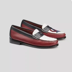 G.H.BASS Whitney Letterman Weejuns adrette klassische Academia Penny-Loafer Größe 7,5 - Bild 1 von 15