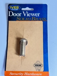 Ives C700B3 Solid Brass Door Viewer (Peephole) provides oneway 120° view NOS - Picture 1 of 2