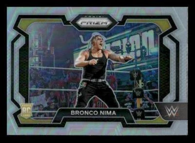 2024 Panini Prizm WWE #56 Bronco Nima Silver Rookie - Image 1 of 2