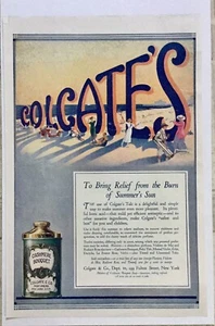 1920's COLGATE CASHMERE BOUQUET TALC Magazine Print Ad - Bild 1 von 6