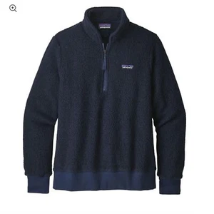 Patagonia Woolyester Fleece 1/4 Zip Pullover Navy Größe M - Bild 1 von 9