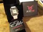 Women's New White Encore Watch By Justfab, Nib, Really Nice Gift For Yourself