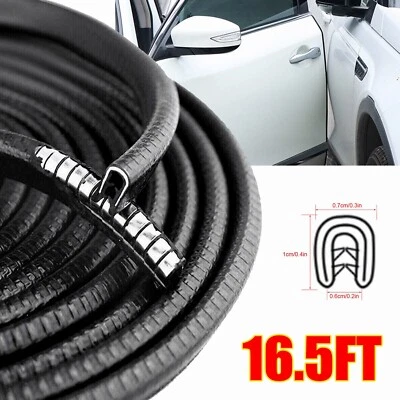 Protector de borde de puerta de coche para Honda moldura borde de goma tira protector de sello Foto 1 de 4