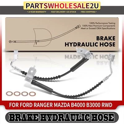 Гидравлический шланг переднего левого и правого тормоза для Ford Ranger Mazda B2300 B3000 2 шт. - Изображение 1 из 4
