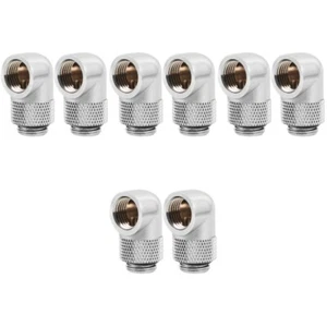 Set of 4 Computer Water-cooled Elbow Cooling Fittings Kit Equipment Connector - Afbeelding 1 van 12