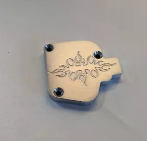 YAMAHA BANSHEE THUMB THROTTLE TOP - BRUSHED FINISH    MFG BY MATTOON MACHINE - Foto 1 di 3