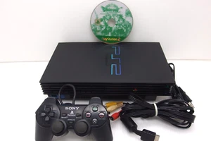 Playstation 2 Console Clear Black lot SCHP-50000 Official Sony NTSC-J Japan - Picture 1 of 13