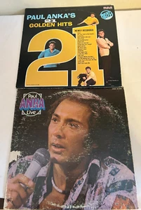 2 Paul Anker Vinyl LP Records-Live and 21 Golden Hits - Picture 1 of 4