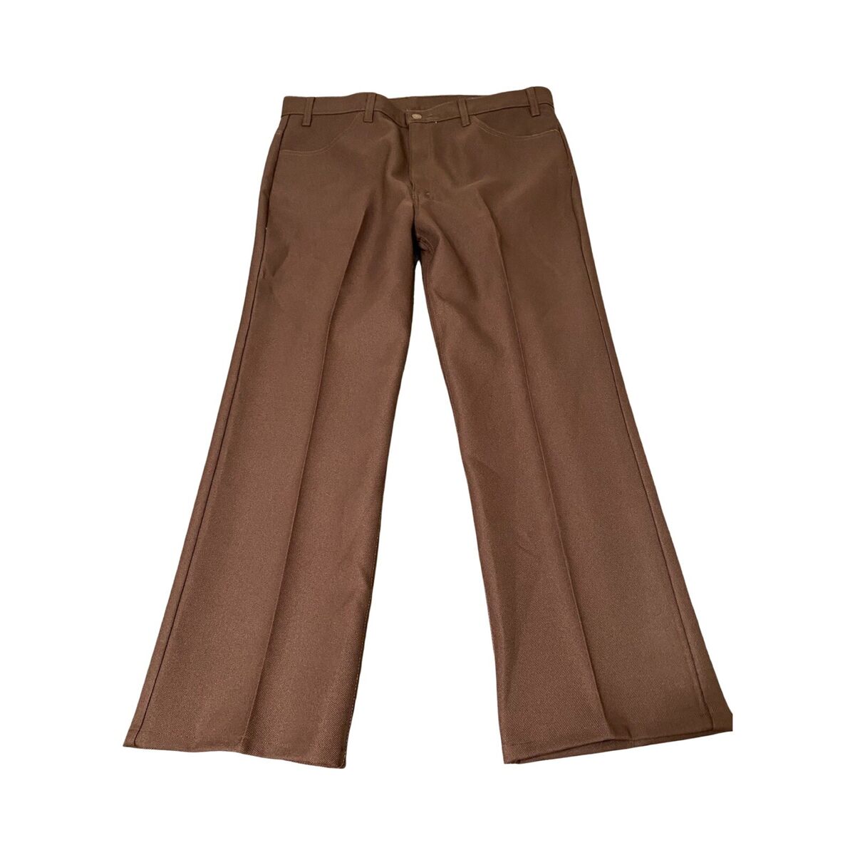 Vintage Levis Pants Mens 38x30 Brown Boot Cut Casual Slacks Vintage Levis Pants Mens 38x30 Brown Boot Cut Casual Slacks