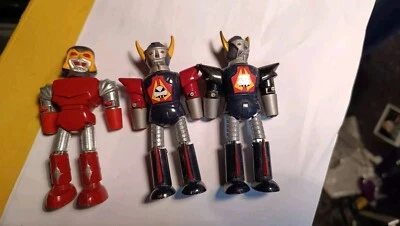 Lotto 3 Robot Polistil Metallo Anni 70-80 Vintage  - Immagine 1 di 4