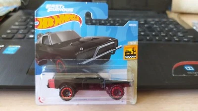 2022 HOT WHEELS -  ´70 DODGE CHARGER FAST FURIOUS SHORT CARD 1/64 APROX*NEW* - Image 1 of 4