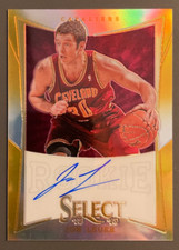 JON LEUER 2012-13 PANINI SELECT PRIZM GOLD ROOKIE CAR 6/10