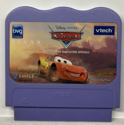 Disney Pixar Cars Rev It Up In Radiator Springs Cartridge only Vtech V.smile - Image 1 of 3