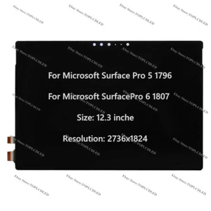 12,3" Microsoft Surface Pro 6 1807 LCD Touchscreen Display Digitalisieren Baugruppe - Bild 1 von 6