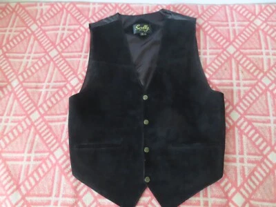 Scully Leather Suede Vest Size Medium Style 504 - Image 1 of 4